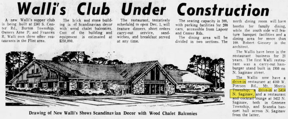 Wallis Drive-In - Aug 22 1971 Article